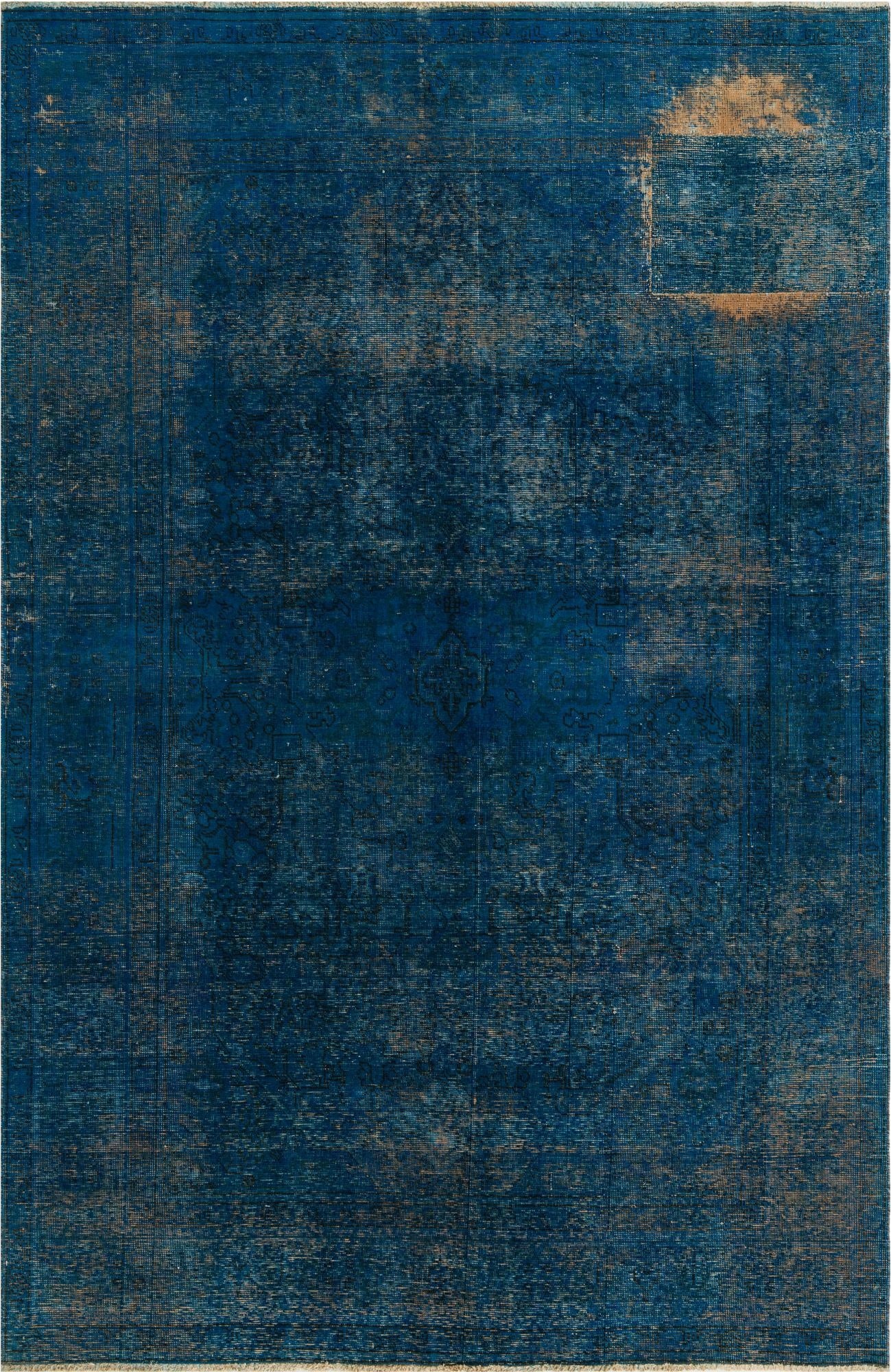  6' 3 x 9' 5  Hand Knotted Ultra Vintage Persian Wool Rug