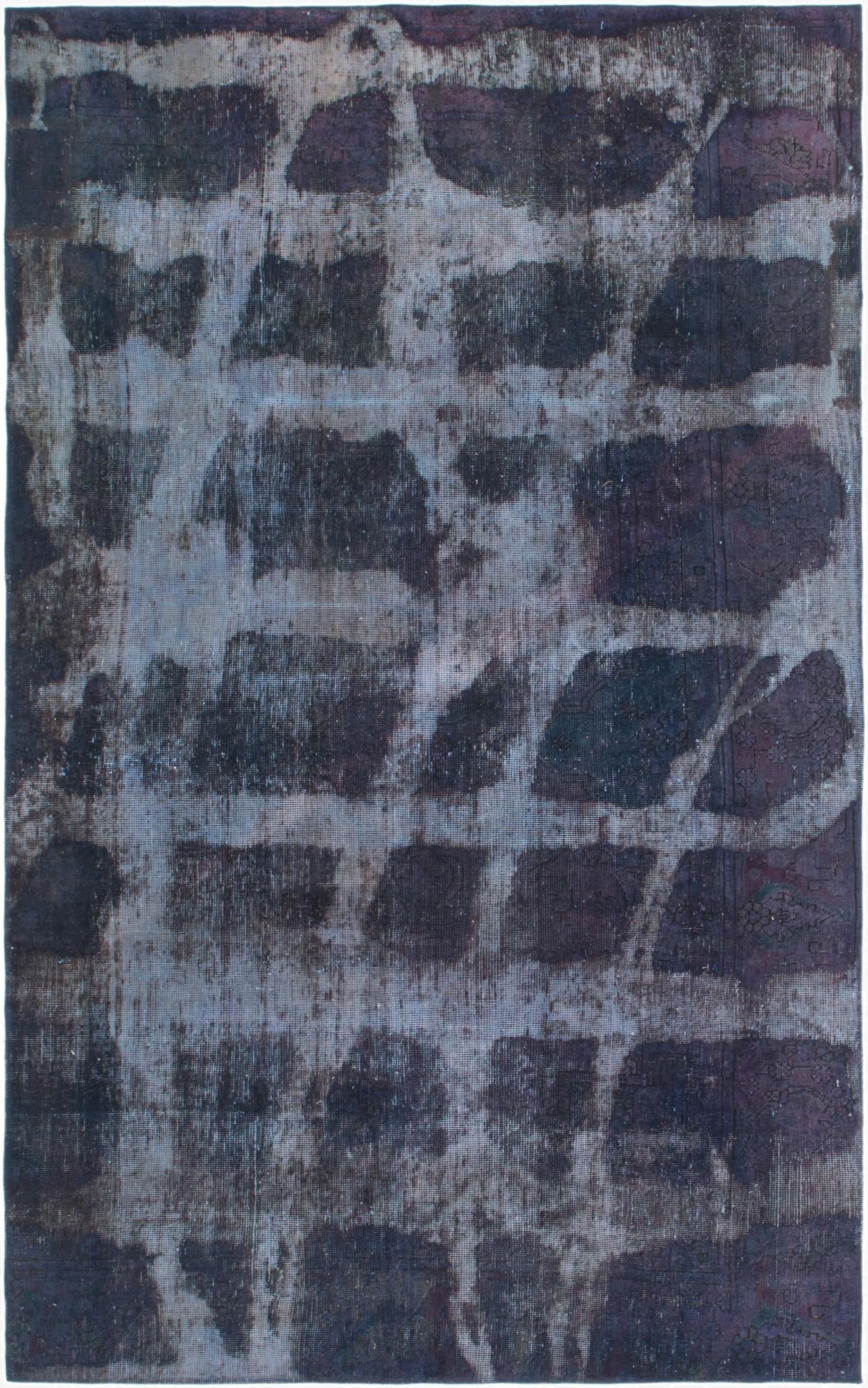  5' 10 x 9' 3  Hand Knotted Ultra Vintage Persian Wool Rug