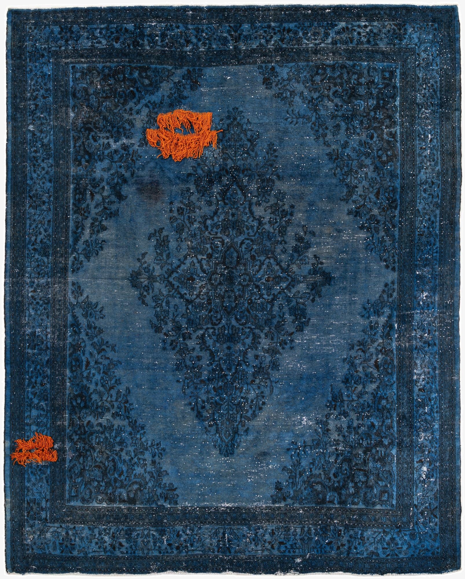  10' 6 x 13' 2  Hand Knotted Ultra Vintage Persian Wool Rug