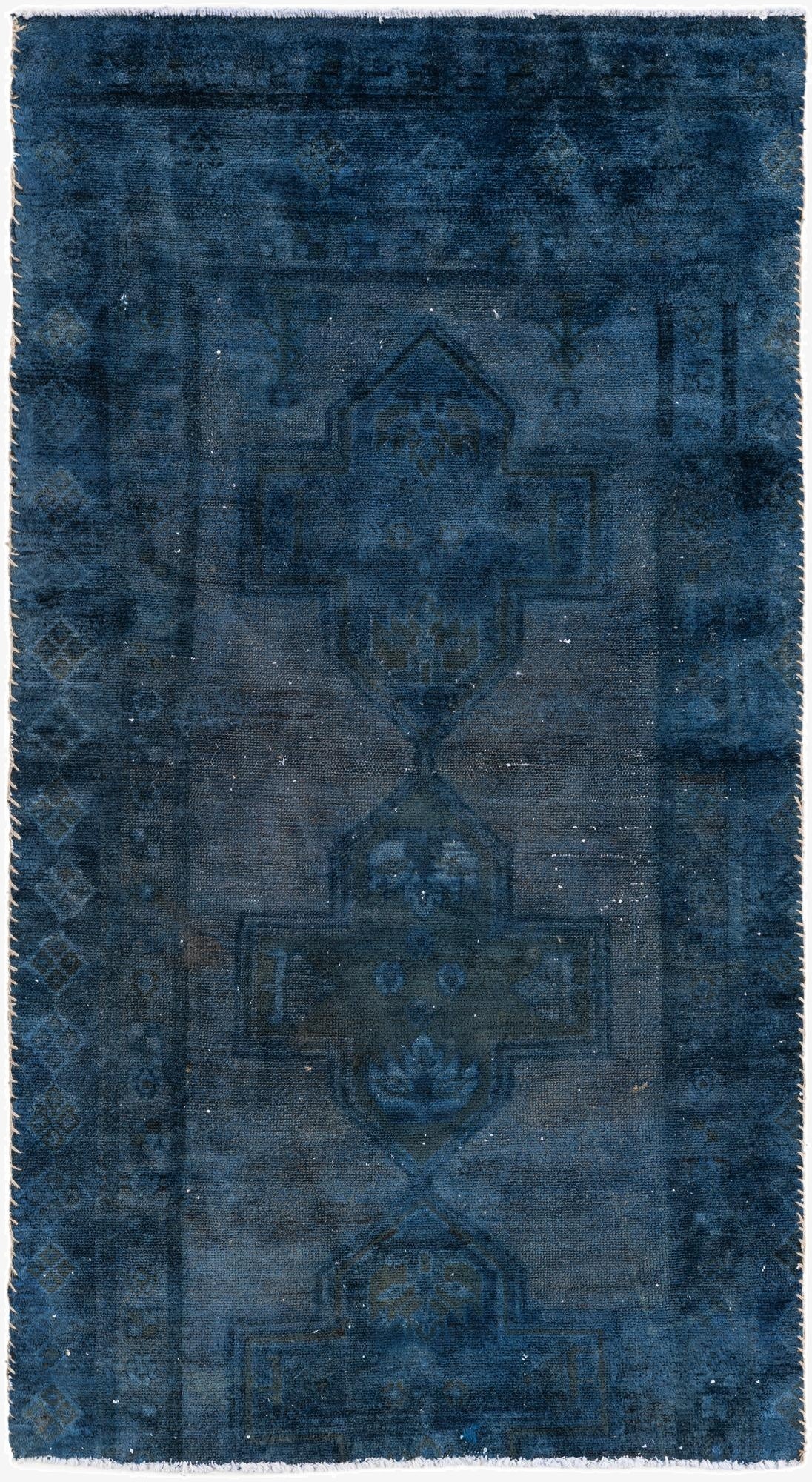  3' 1 x 5' 9  Hand Knotted Ultra Vintage Persian Wool Rug