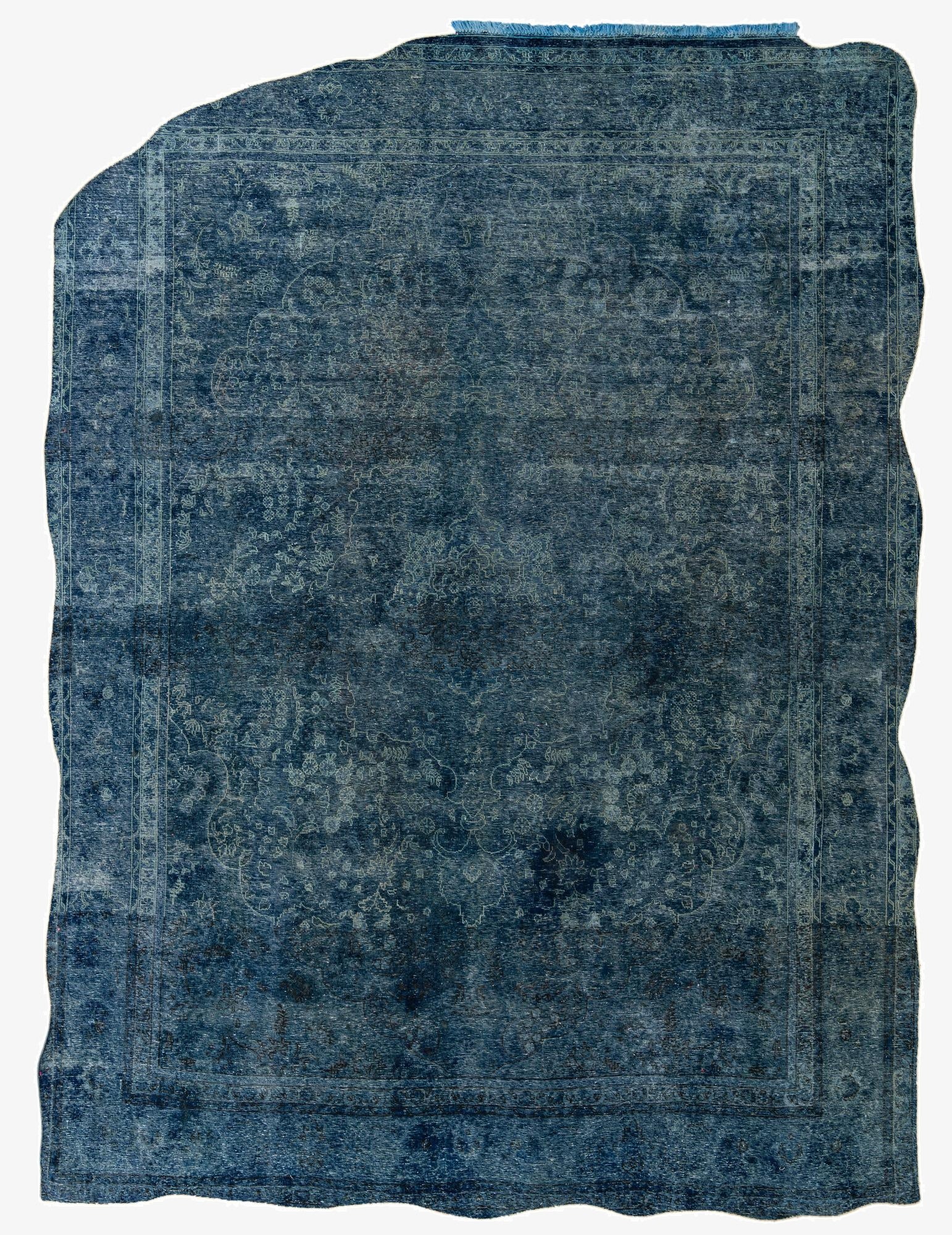  9' 5 x 13'  Hand Knotted Ultra Vintage Persian Wool Rug