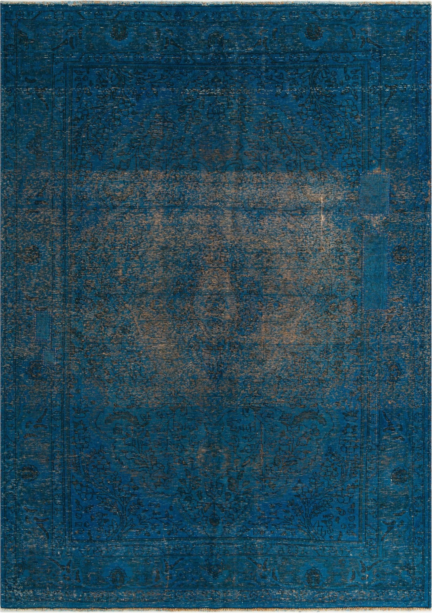  6' 10 x 10'  Hand Knotted Ultra Vintage Persian Wool Rug