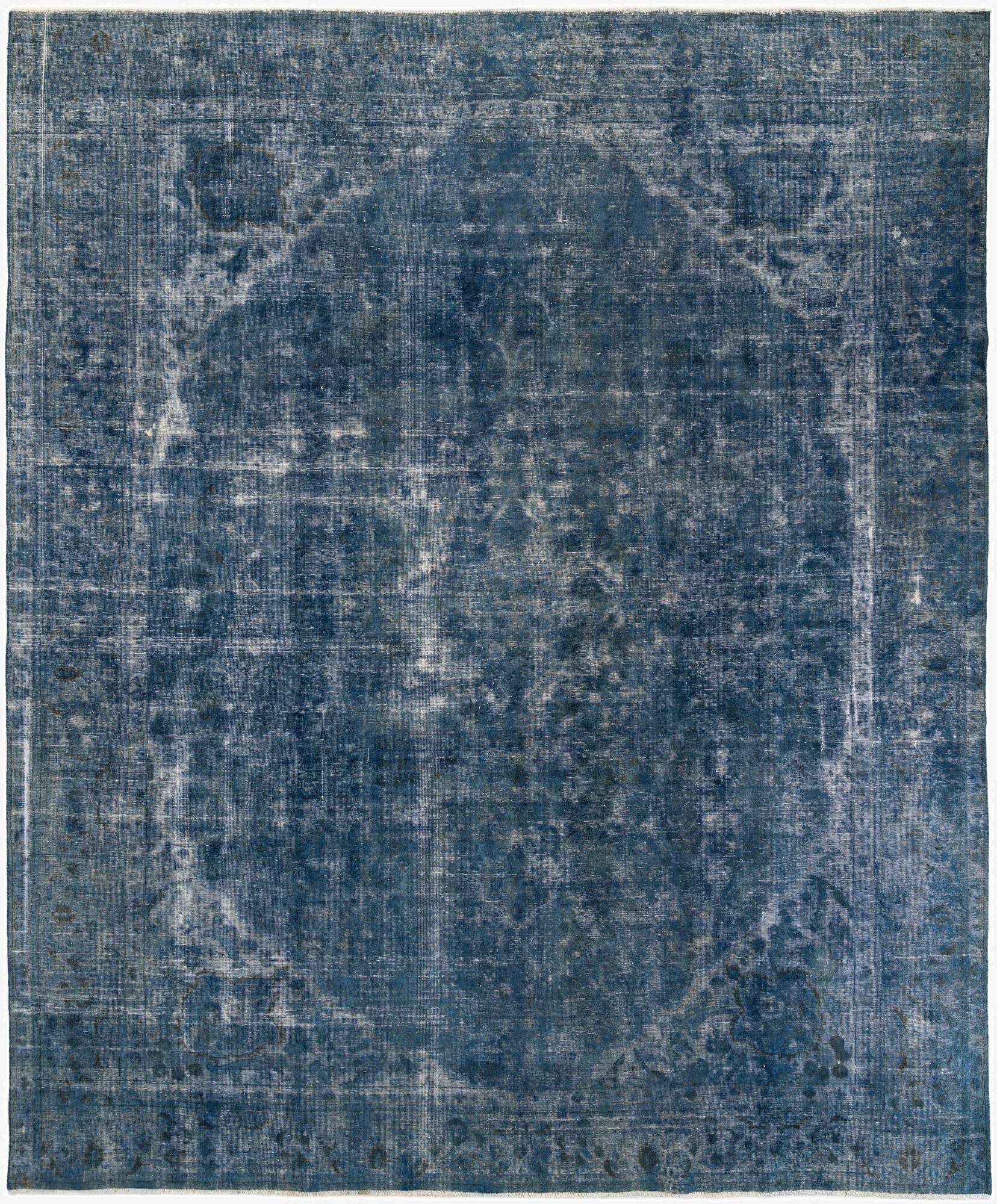  9' 5 x 11' 9  Hand Knotted Ultra Vintage Persian Wool Rug