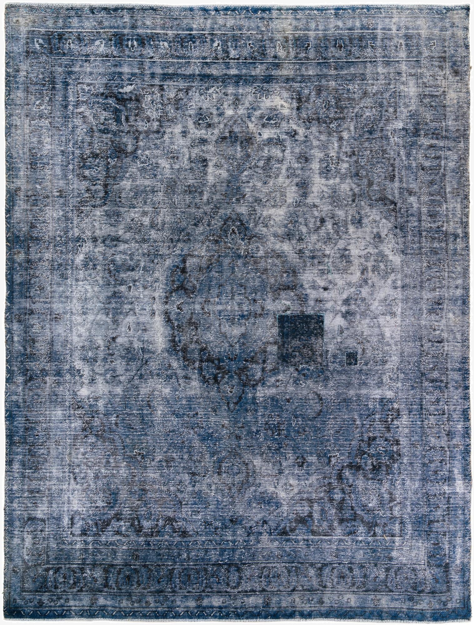  9' 5 x 12' 5  Hand Knotted Ultra Vintage Persian Wool Rug