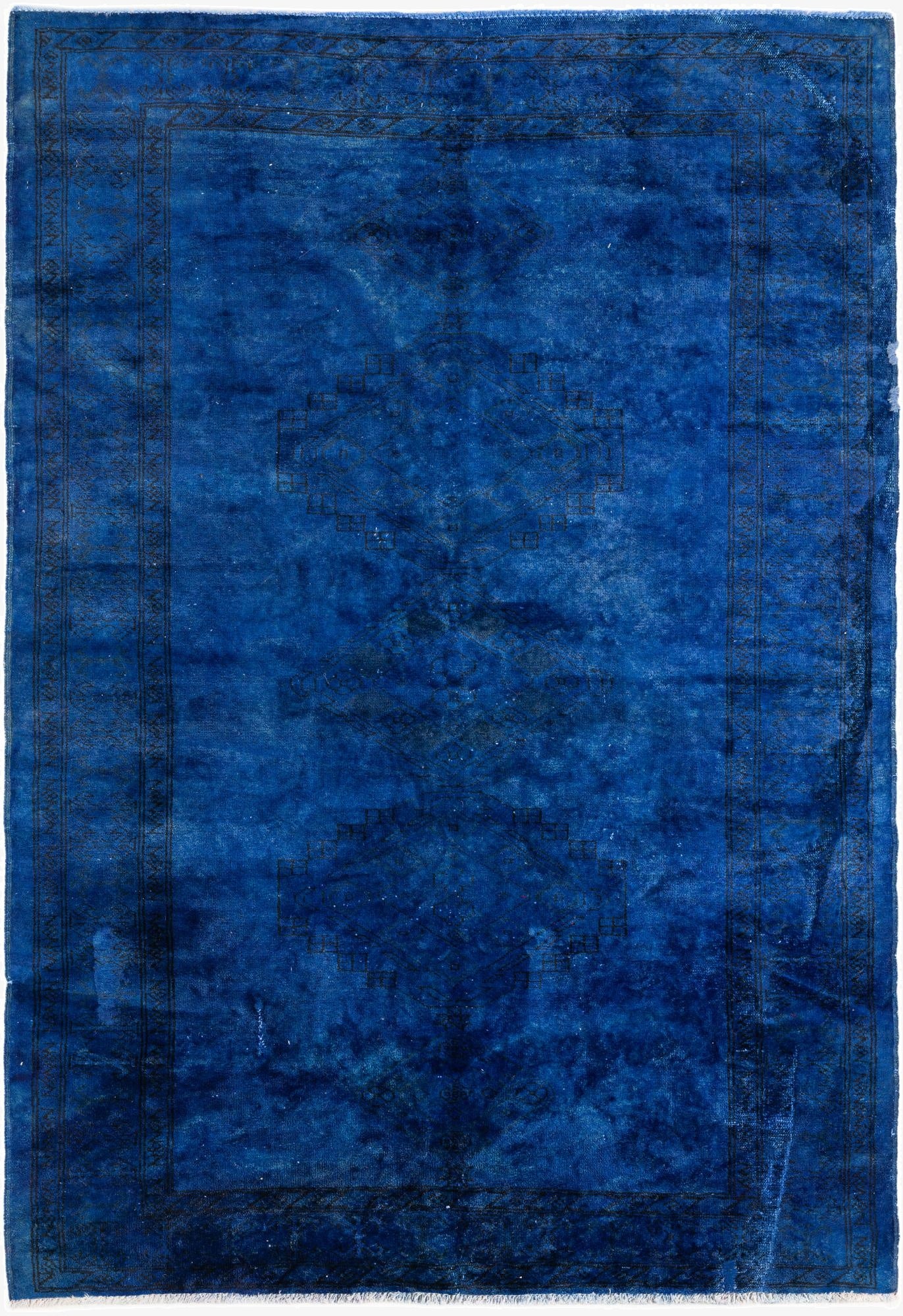  4' 2 x 6'  Hand Knotted Ultra Vintage Persian Wool Rug