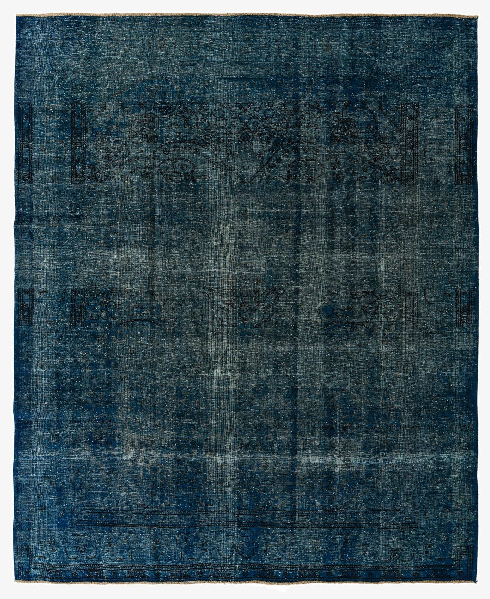  9' 10 x 12'  Hand Knotted Ultra Vintage Persian Wool Rug