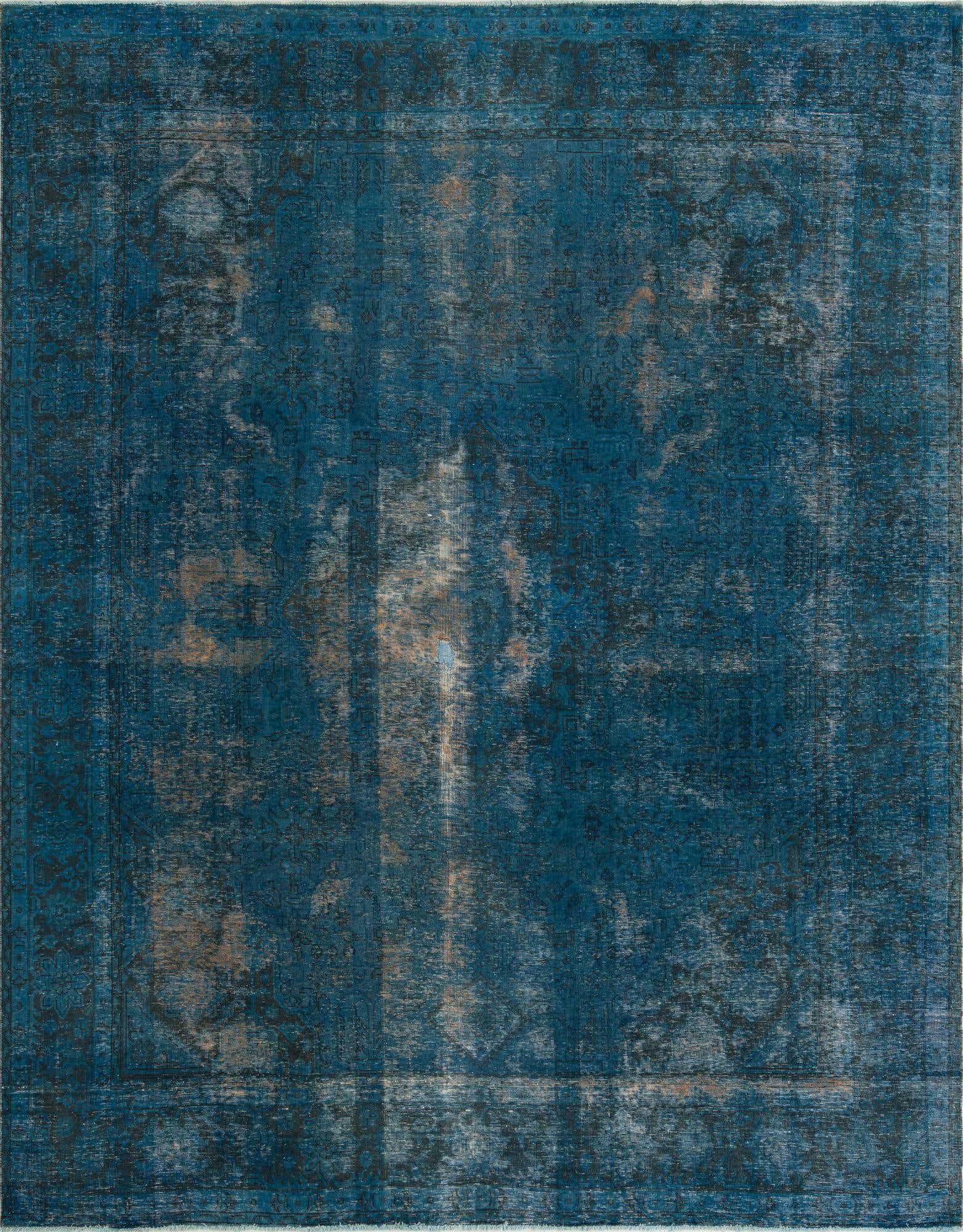  9' 10 x 12' 7  Hand Knotted Ultra Vintage Persian Wool Rug