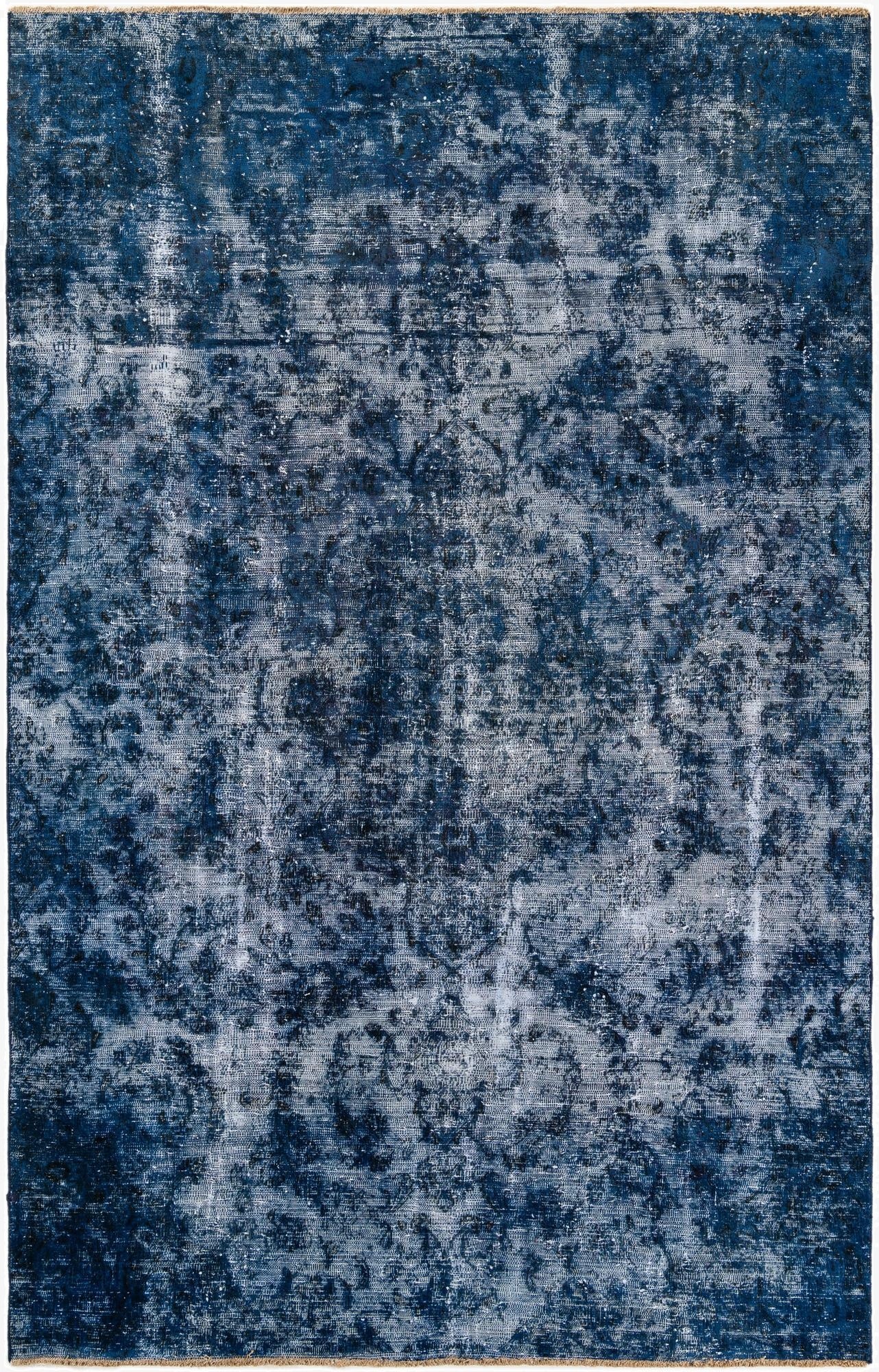  6' 2 x 9' 7  Hand Knotted Ultra Vintage Persian Wool Rug