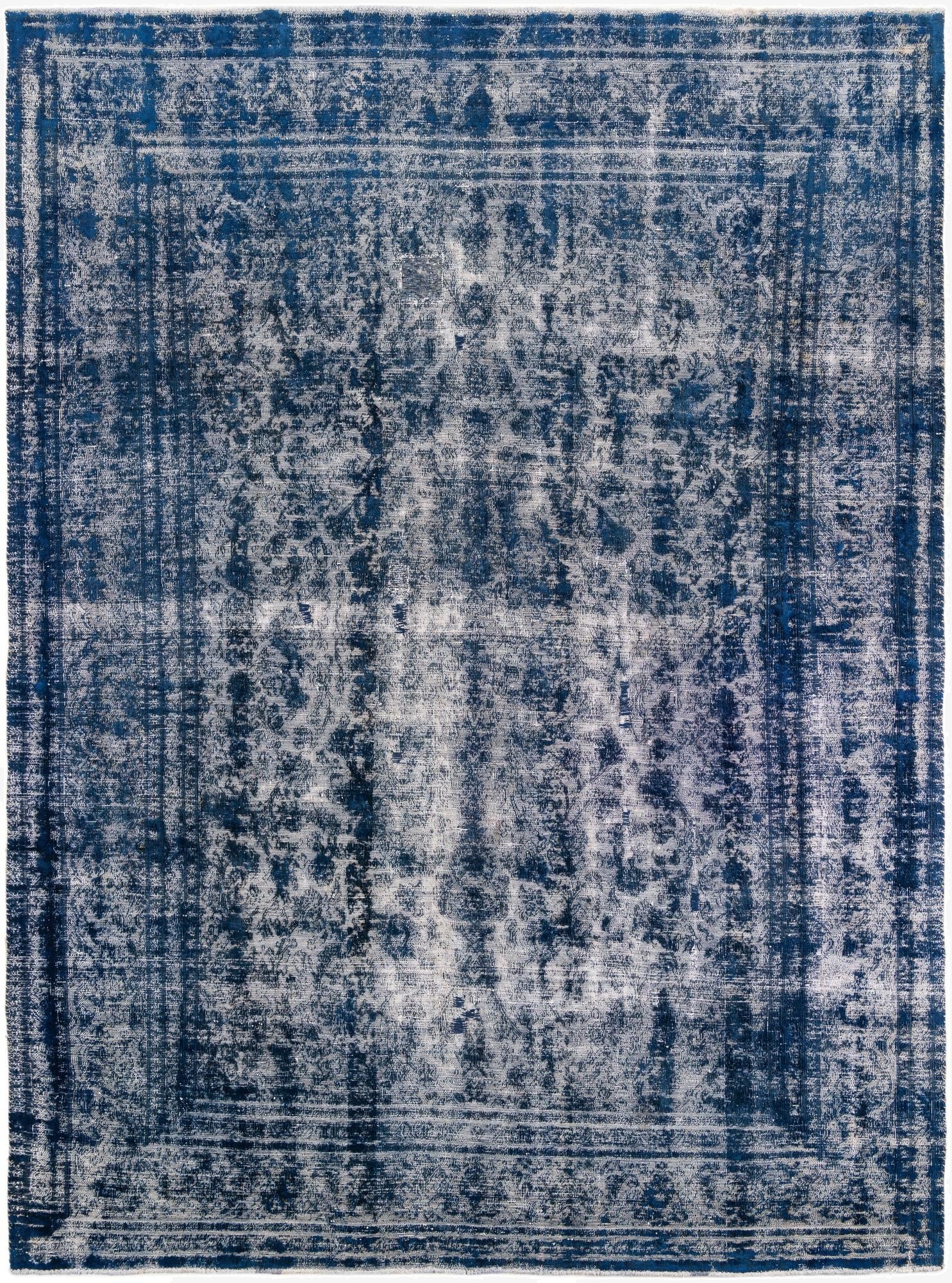  8' 10 x 12' 4  Hand Knotted Ultra Vintage Persian Wool Rug