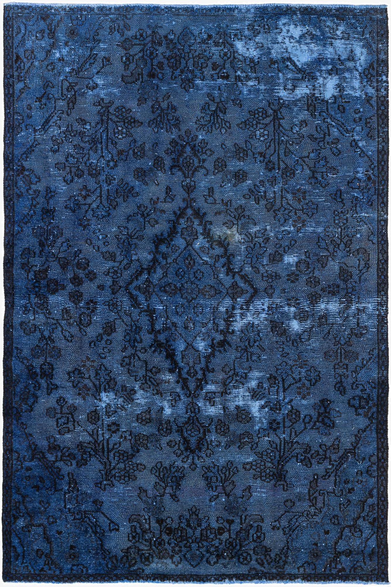  5' 4 x 8'  Hand Knotted Ultra Vintage Persian Wool Rug