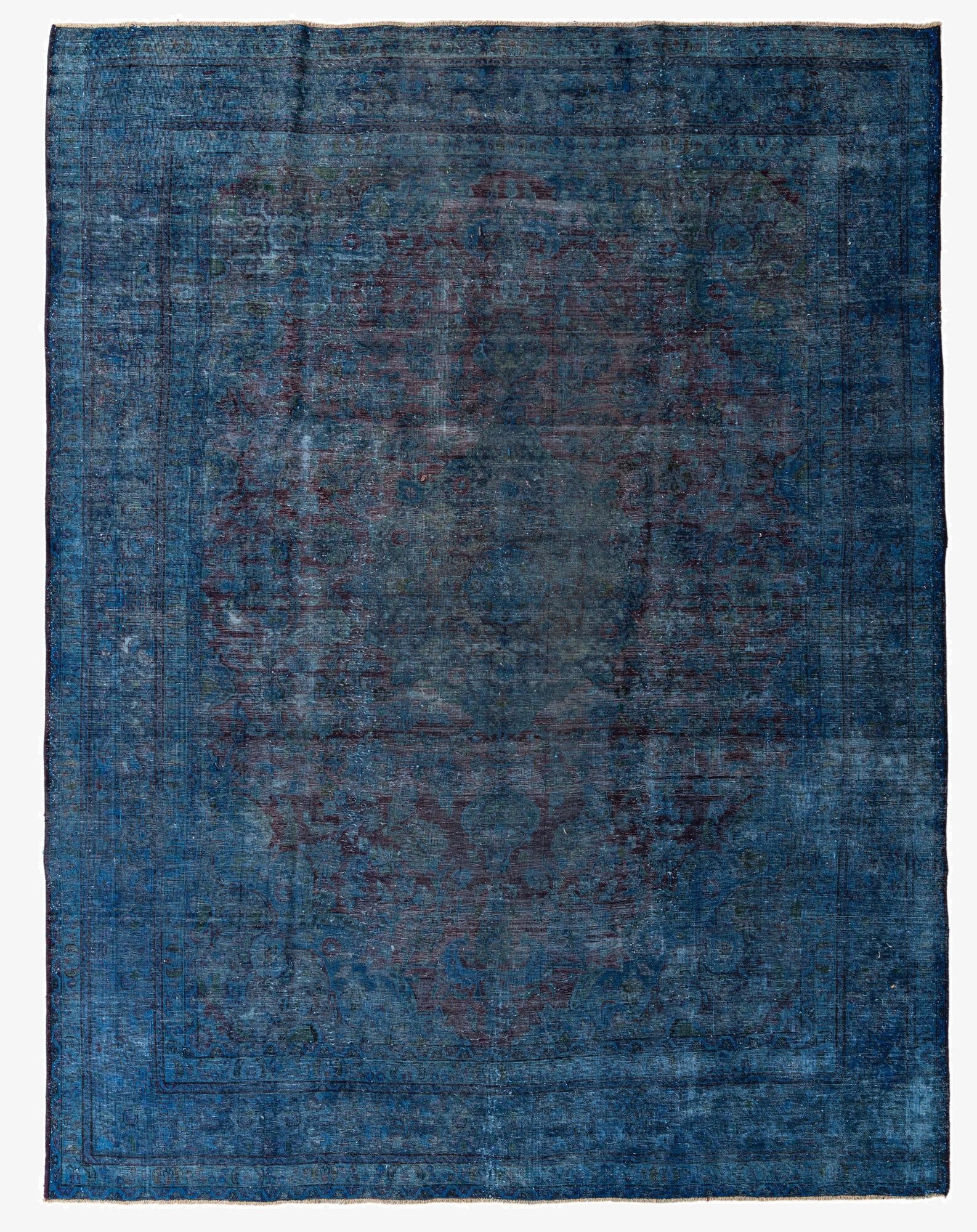  9' 8 x 12' 7  Hand Knotted Ultra Vintage Persian Wool Rug