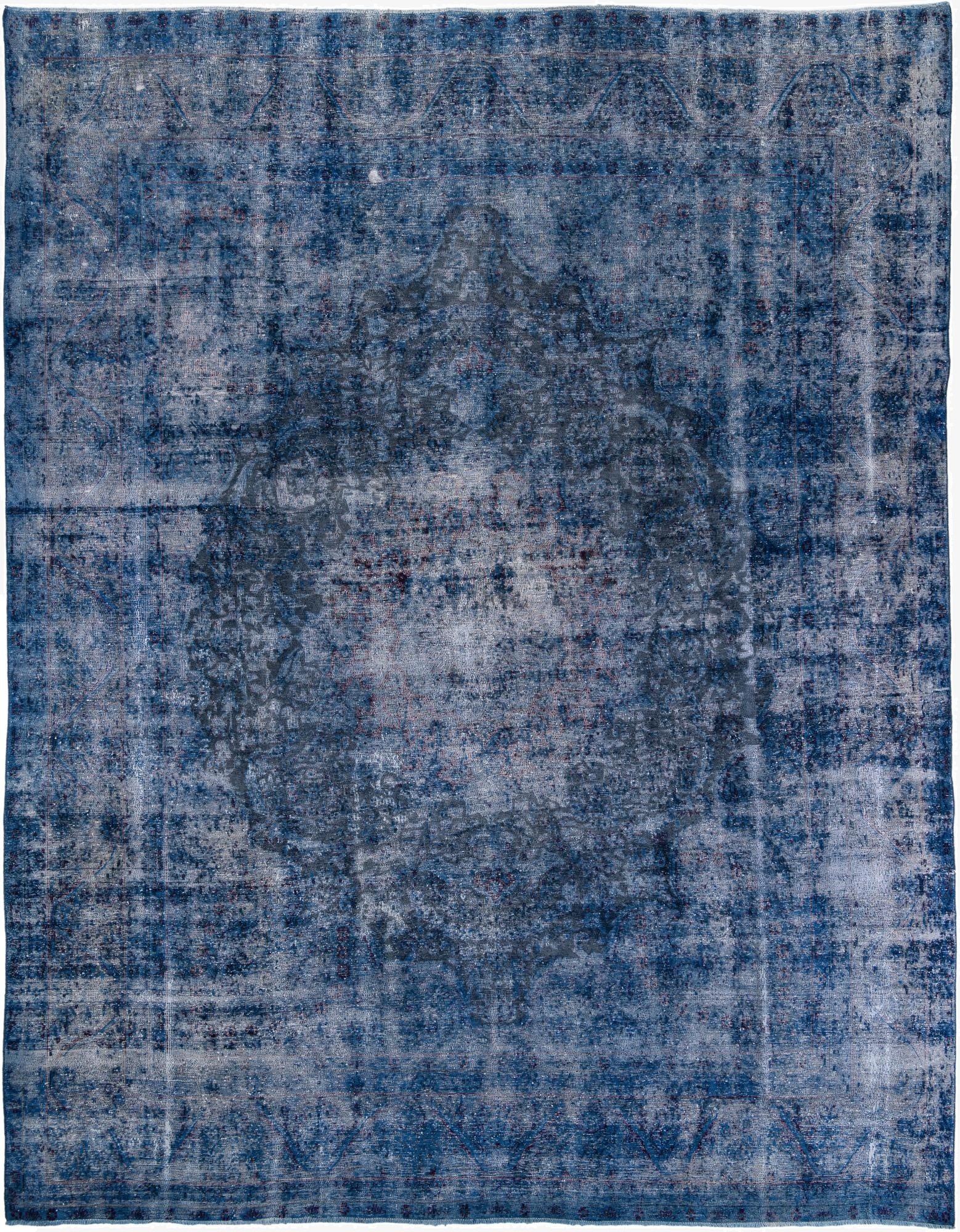  9' 7 x 12' 4  Hand Knotted Ultra Vintage Persian Wool Rug