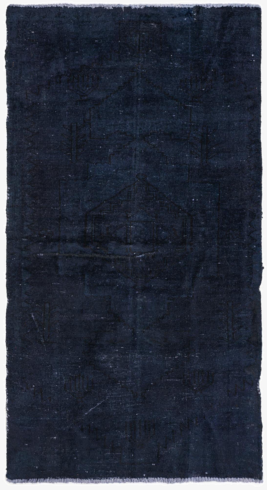  3' 3 x 6'  Hand Knotted Ultra Vintage Persian Wool Rug