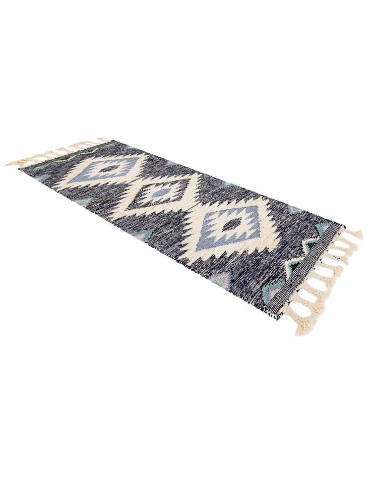 Detail image of  2' 2 x 8' 2  Hand Woven Arizona Wool Runner Rug