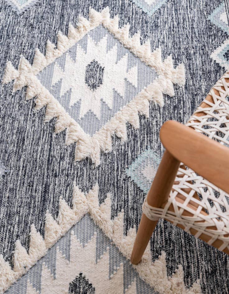 Detail image of  2' 2 x 8' 2  Hand Woven Arizona Wool Runner Rug