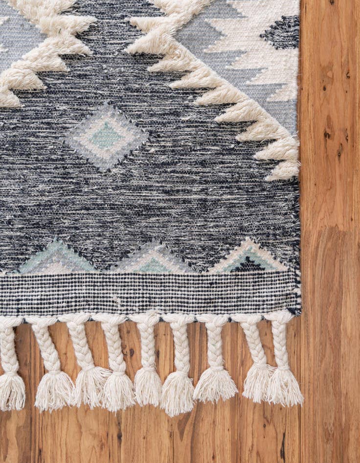 Detail image of  2' 2 x 8' 2  Hand Woven Arizona Wool Runner Rug