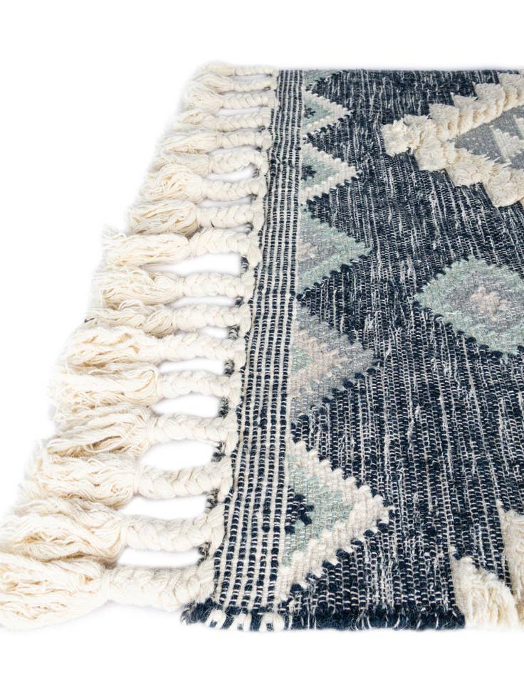 Detail image of  2' 2 x 8' 2  Hand Woven Arizona Wool Runner Rug