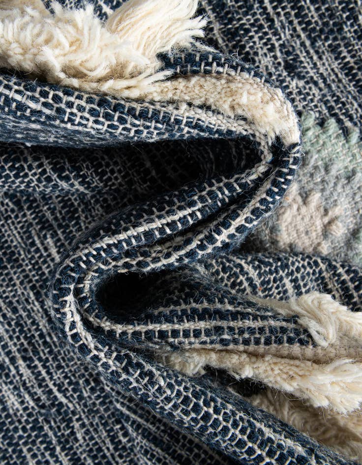 Detail image of  2' 2 x 8' 2  Hand Woven Arizona Wool Runner Rug