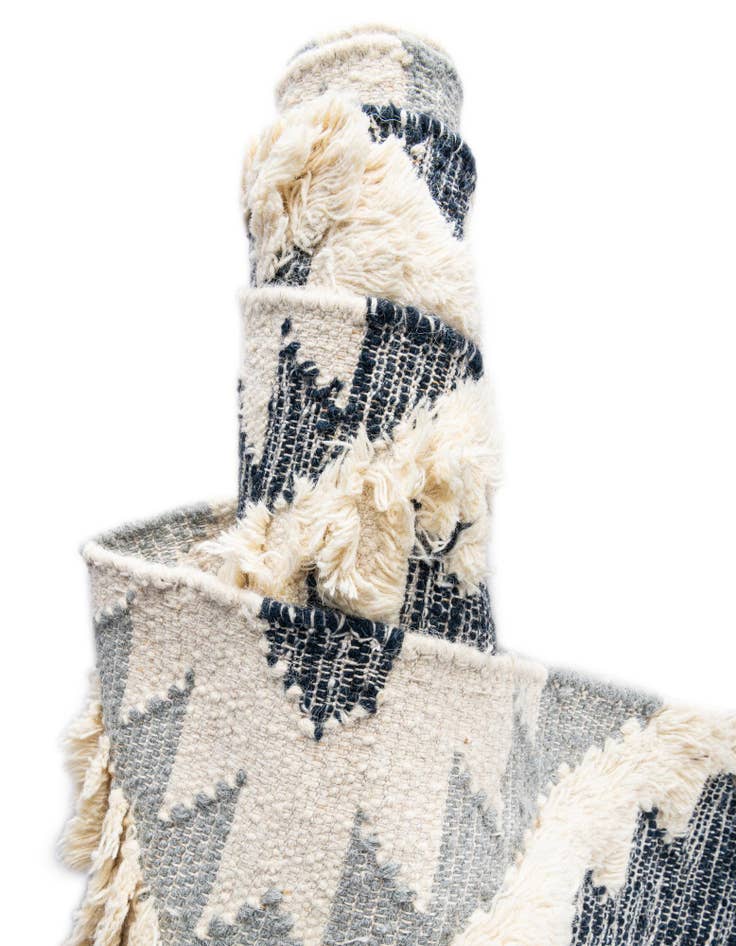 Detail image of  2' 2 x 8' 2  Hand Woven Arizona Wool Runner Rug