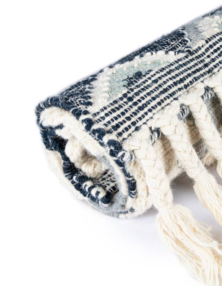 Detail image of  2' 2 x 8' 2  Hand Woven Arizona Wool Runner Rug