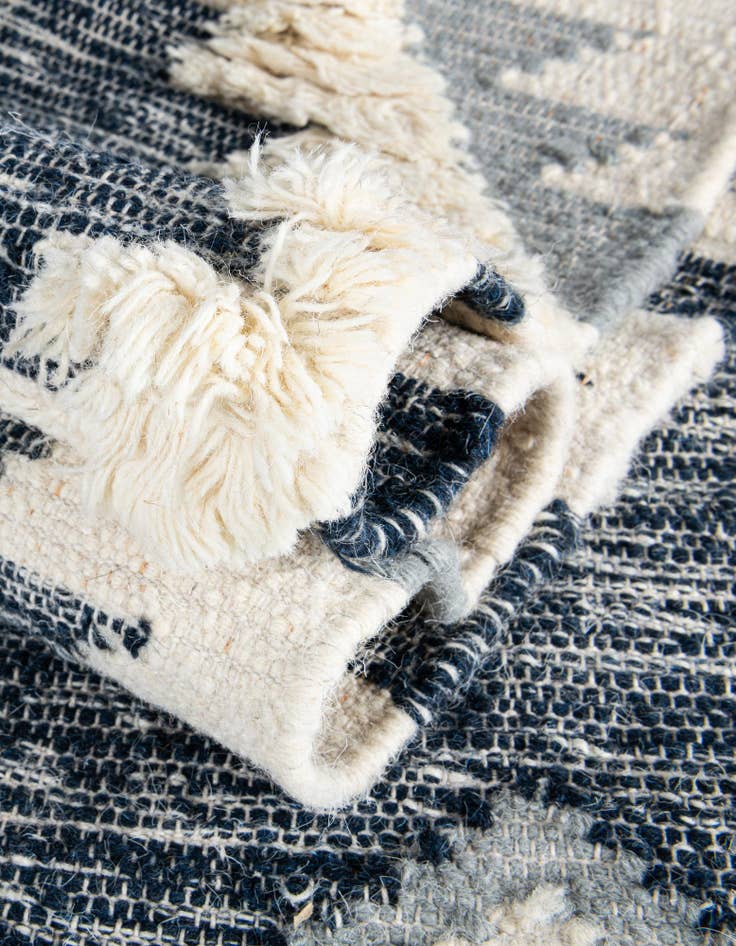 Detail image of  2' 2 x 8' 2  Hand Woven Arizona Wool Runner Rug