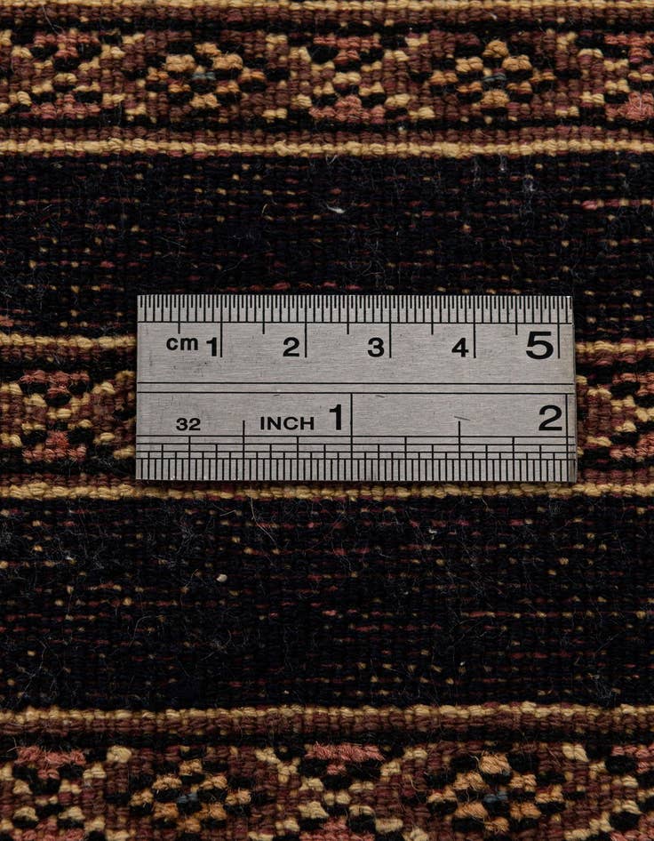 Detail image of  2' 1 x 6' 2  Hand Knotted Bokhara Oriental Runner Rug