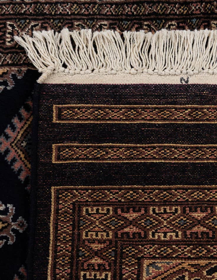 Detail image of  2' 1 x 6' 2  Hand Knotted Bokhara Oriental Runner Rug
