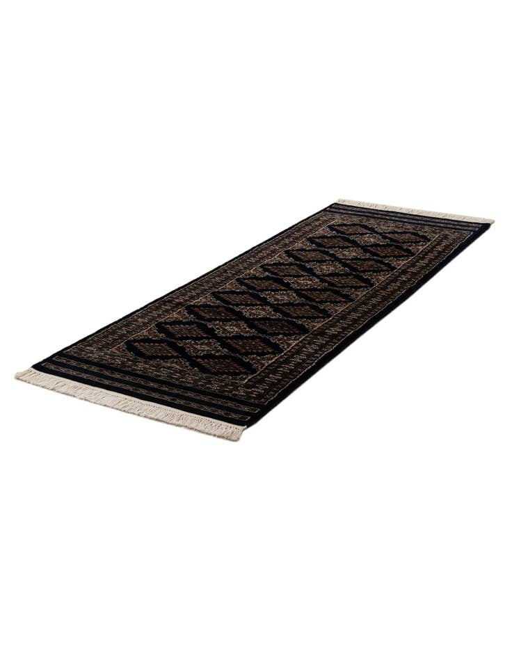 Detail image of  2' 1 x 6' 1  Hand Knotted Bokhara Oriental Runner Rug