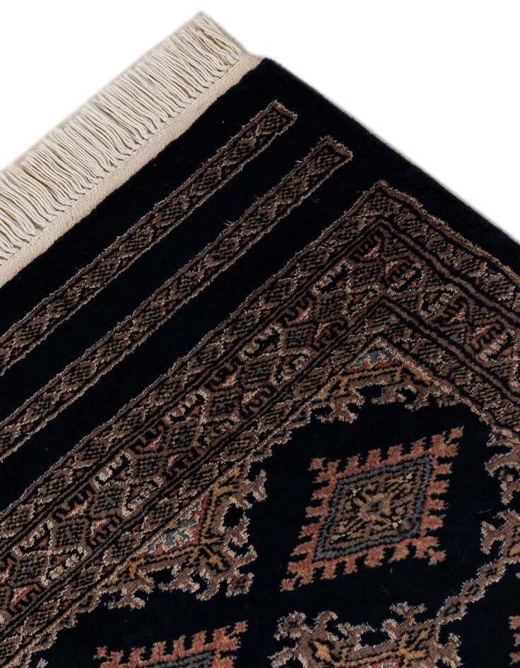 Detail image of  2' 1 x 6' 1  Hand Knotted Bokhara Oriental Runner Rug