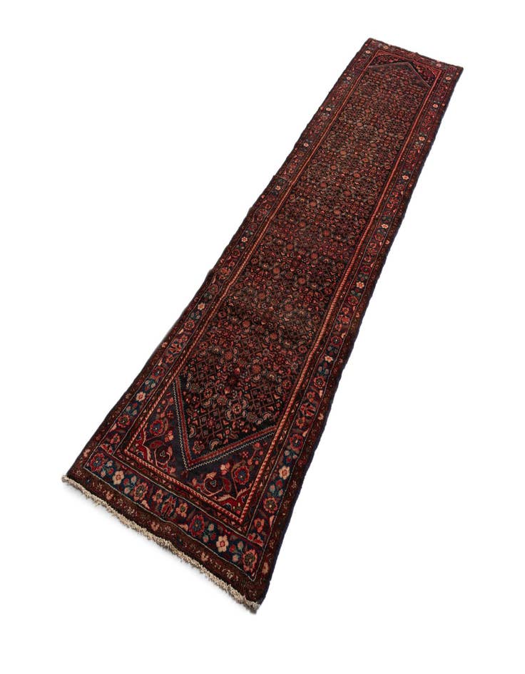 Detail image of  3' 6 x 16' 2 Hamedan Wool Runner Rug