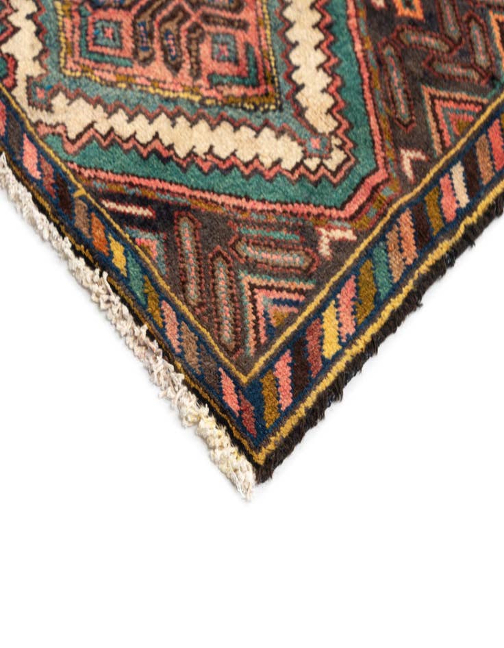 Detail image of  2' 4 x 9' 10 Hamedan Wool Runner Rug