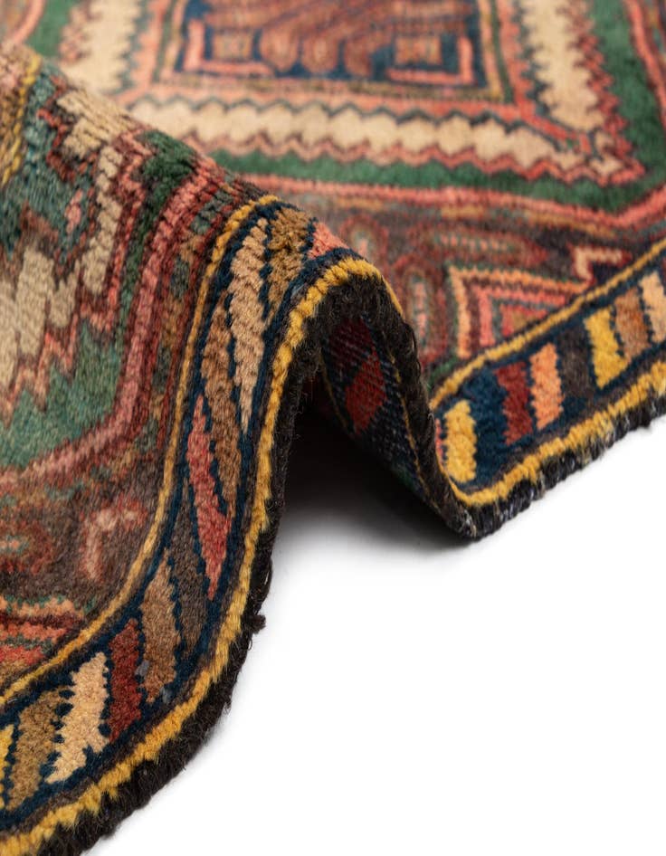 Detail image of  2' 4 x 9' 10 Hamedan Wool Runner Rug