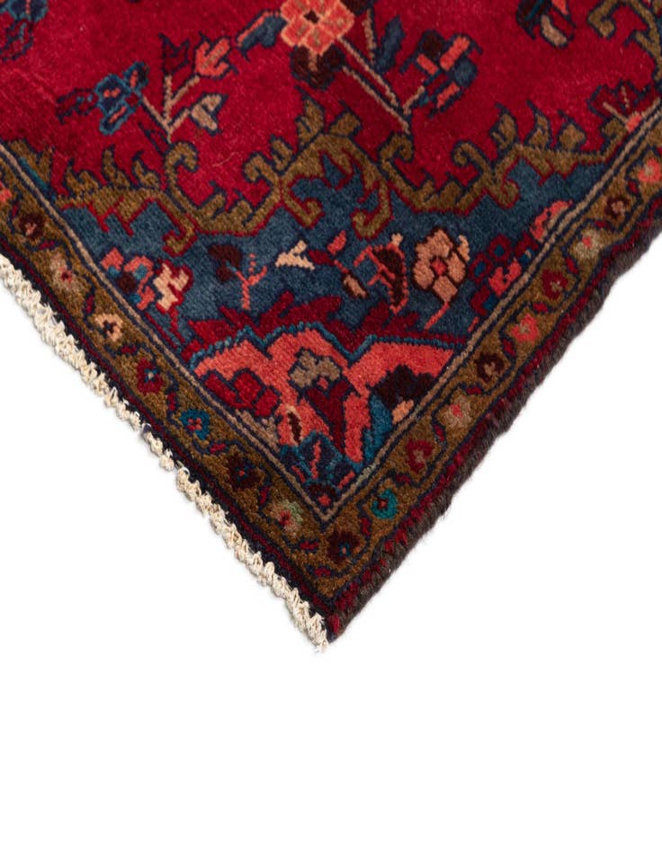 Detail image of  2' 9 x 9' Hamedan Wool Runner Rug