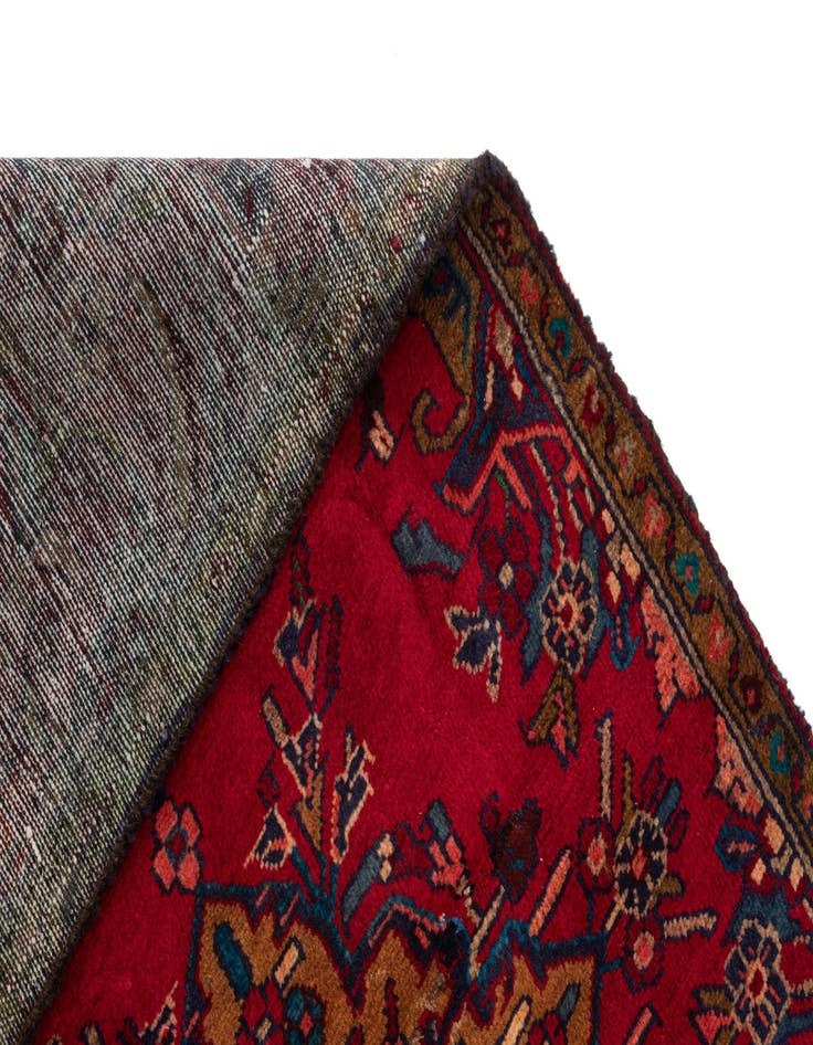 Detail image of  2' 9 x 9' Hamedan Wool Runner Rug