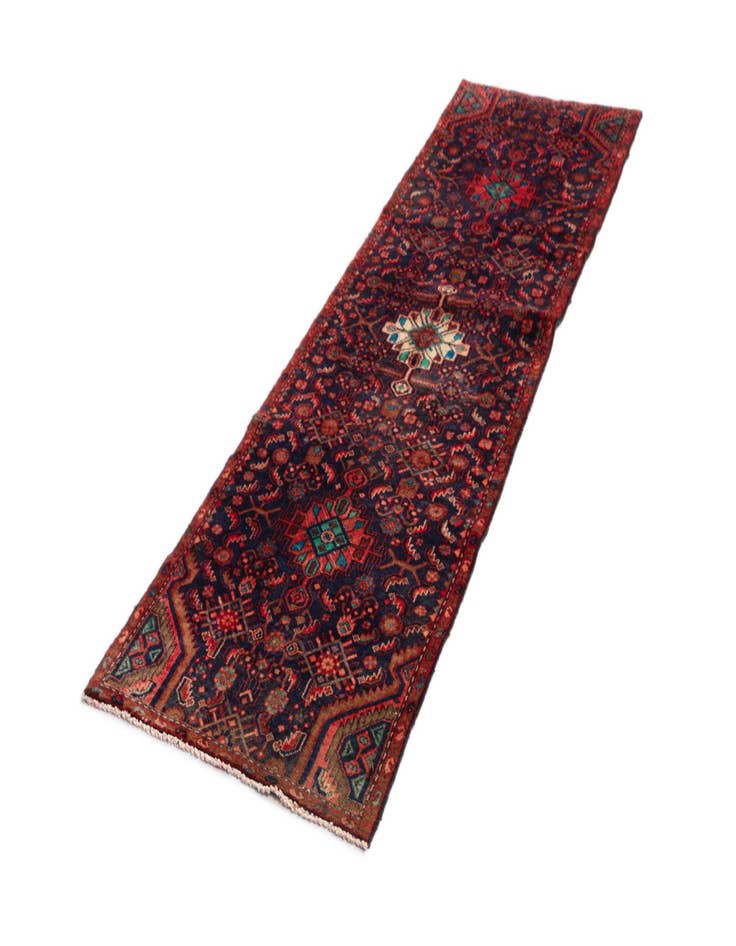 Detail image of  2' 8 x 9' 1 Hamedan Wool Runner Rug