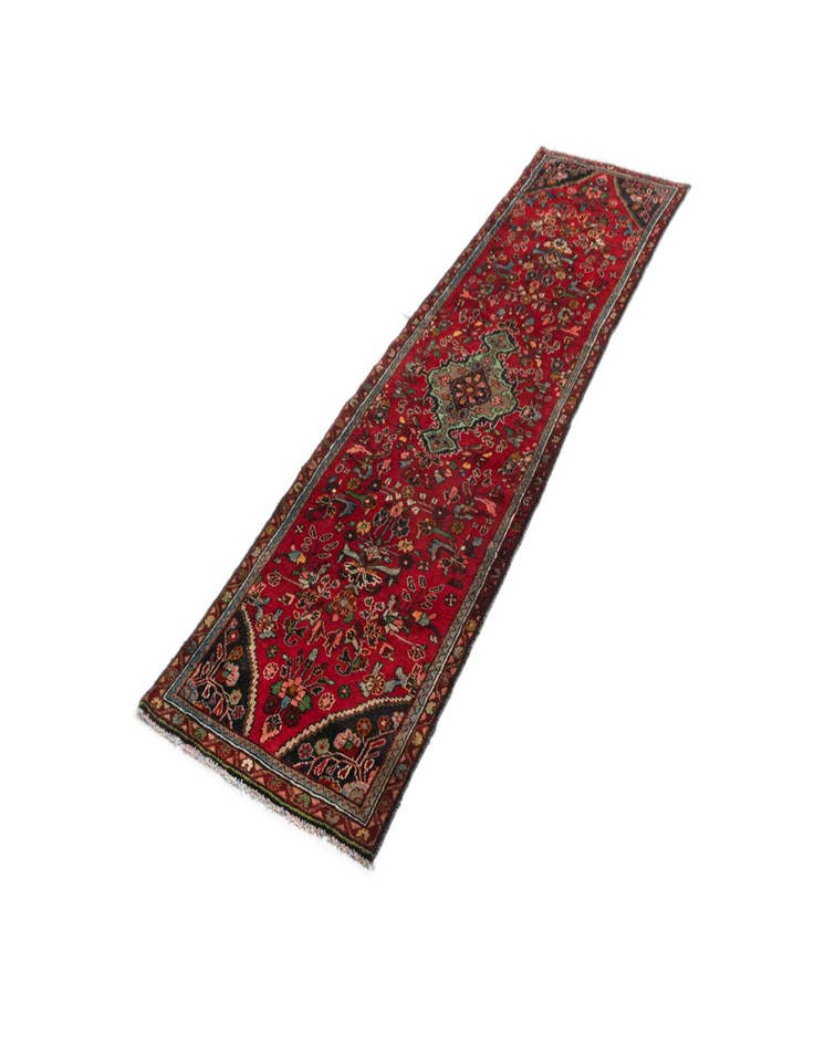 Detail image of  2' 6 x 9' 3 Hamedan Wool Runner Rug