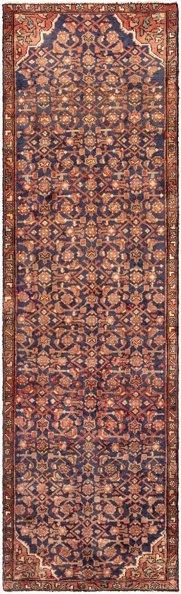  2' 9 x 9' 3 Hamedan Wool Runner Rug