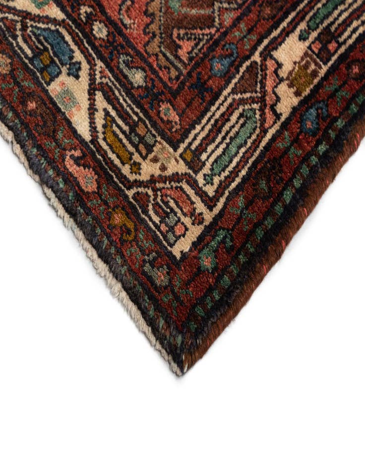 Detail image of  3' 6 x 11' 5 Hossainabad Wool Runner Rug