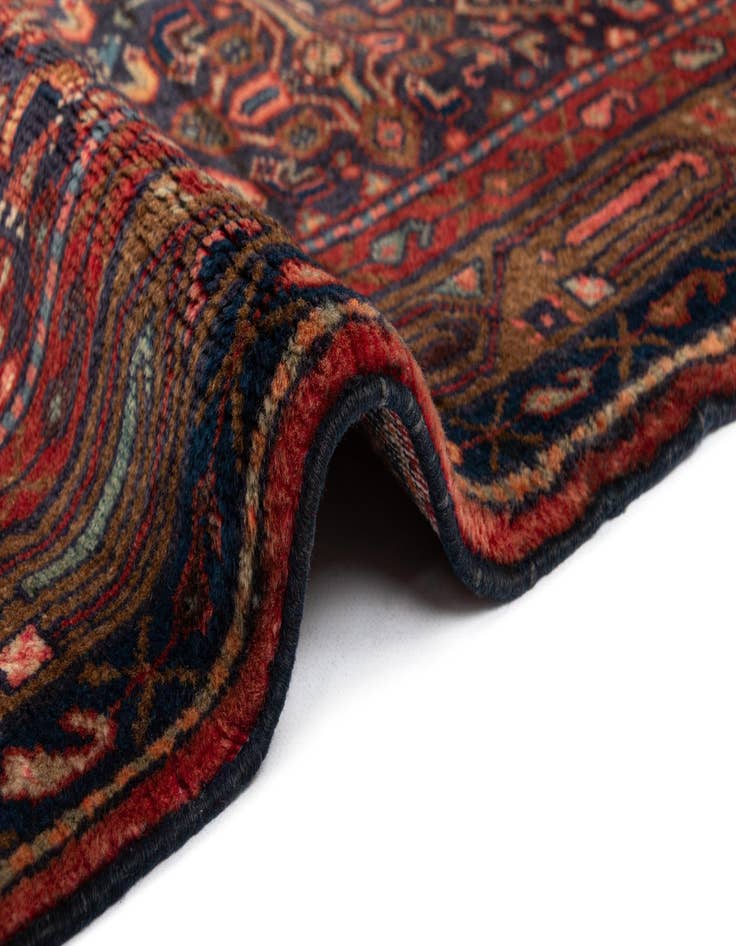 Detail image of  3' 8 x 10' 7 Hossainabad Wool Runner Rug