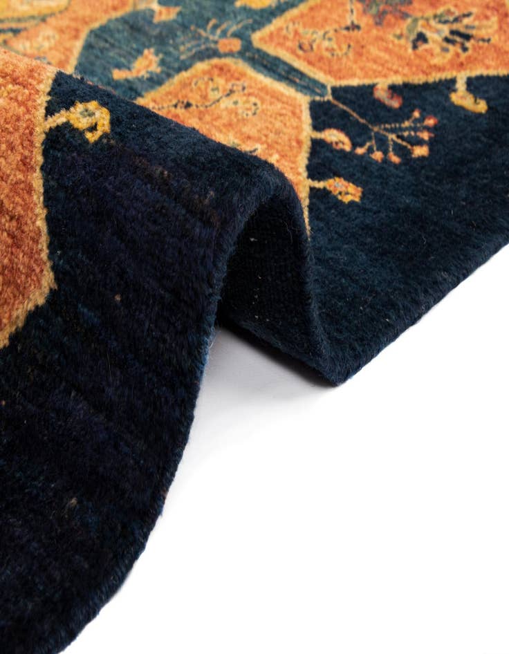 Detail image of  3' 2 x 11' 2 Luribaft Wool Runner Rug