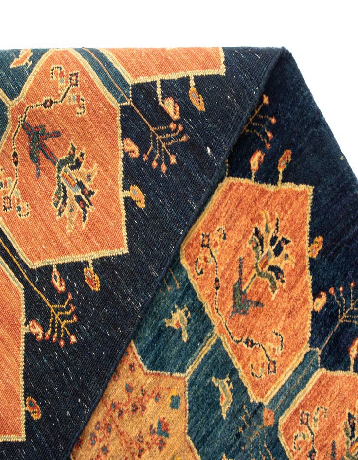 Detail image of  3' 2 x 11' 2 Luribaft Wool Runner Rug