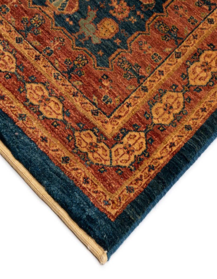 Detail image of  2' 8 x 9' 7 Luribaft Wool Runner Rug