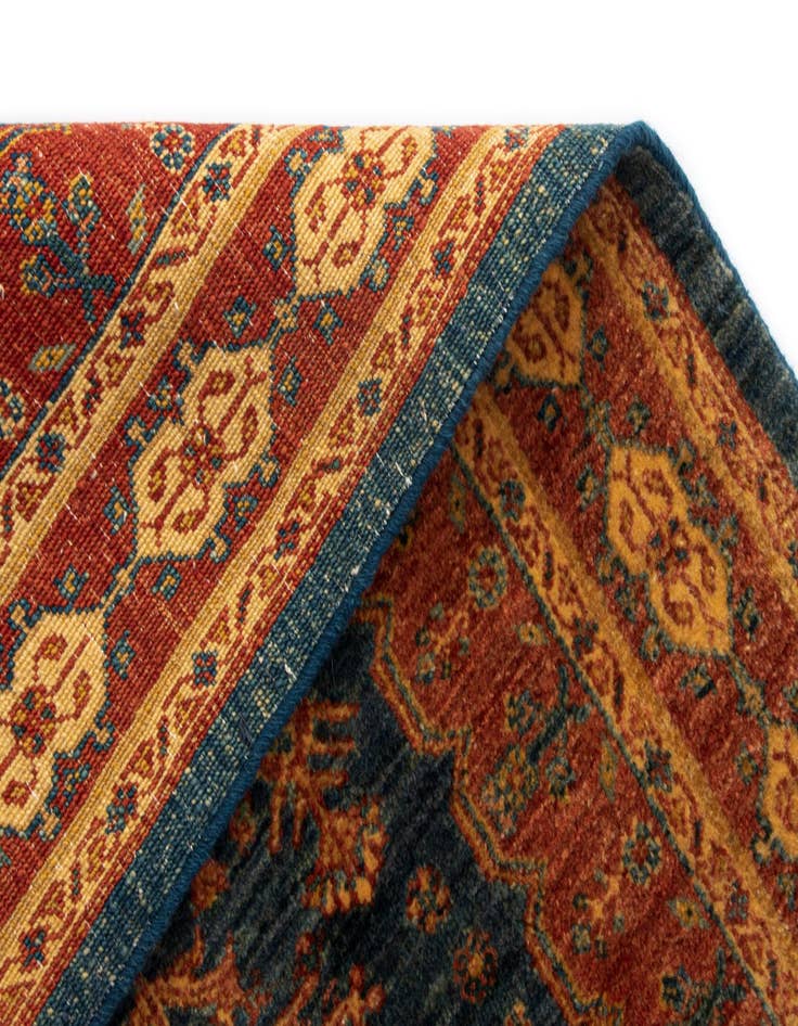 Detail image of  2' 8 x 9' 7 Luribaft Wool Runner Rug