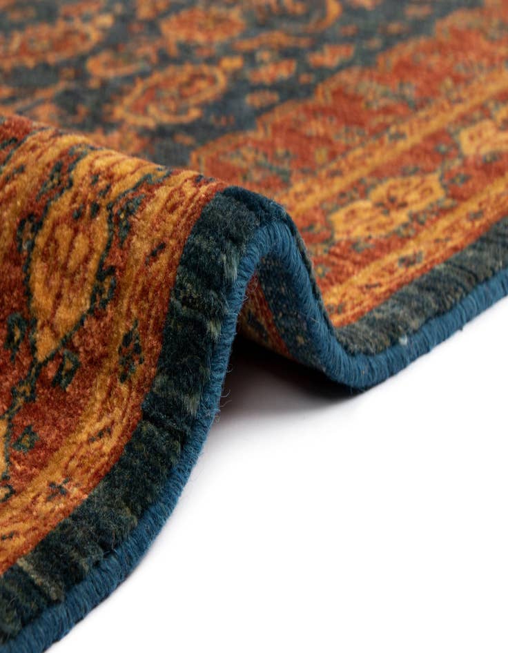 Detail image of  2' 8 x 9' 7 Luribaft Wool Runner Rug