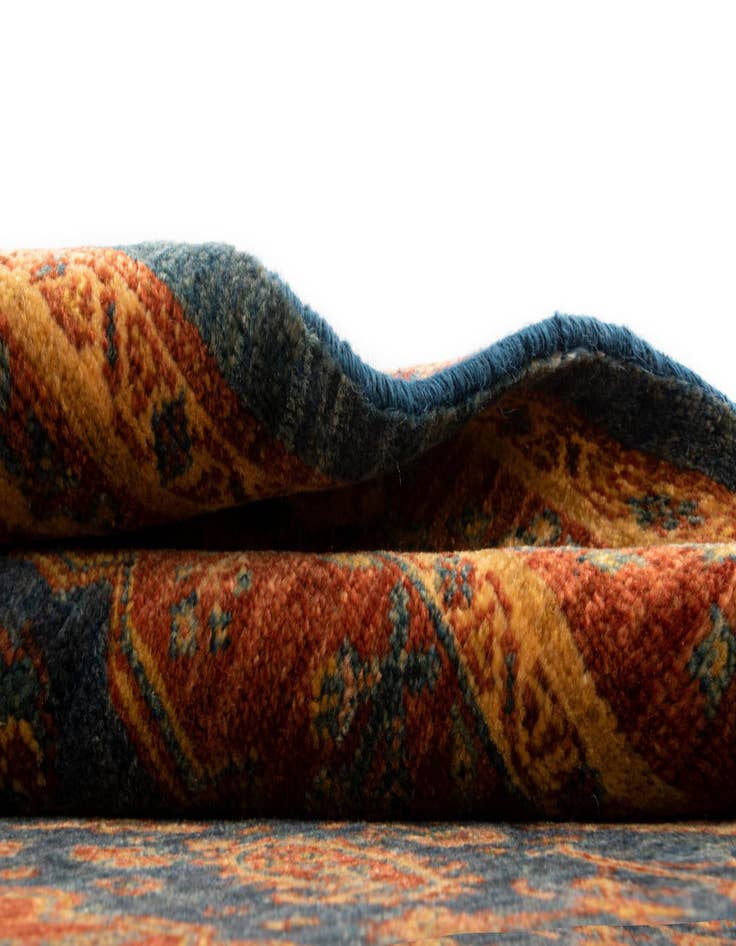 Detail image of  2' 8 x 9' 7 Luribaft Wool Runner Rug