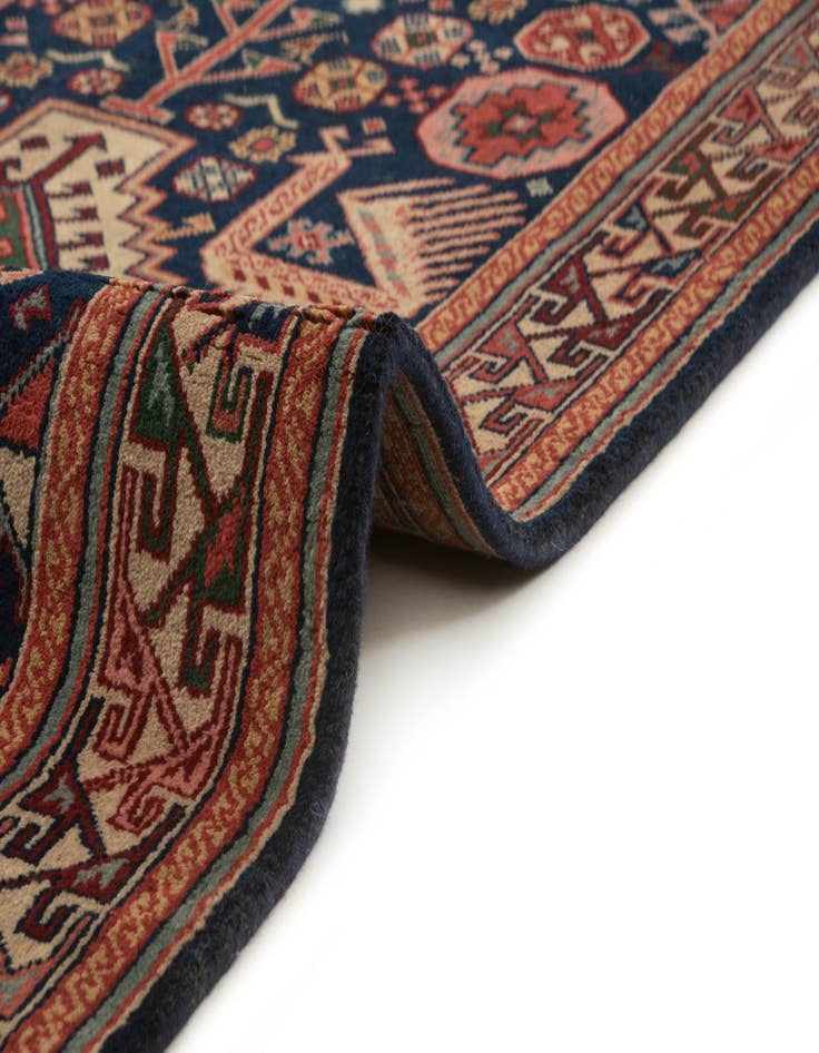 Detail image of  3' 8 x 11' 6 Moghul Schirwan Akast Runner Rug