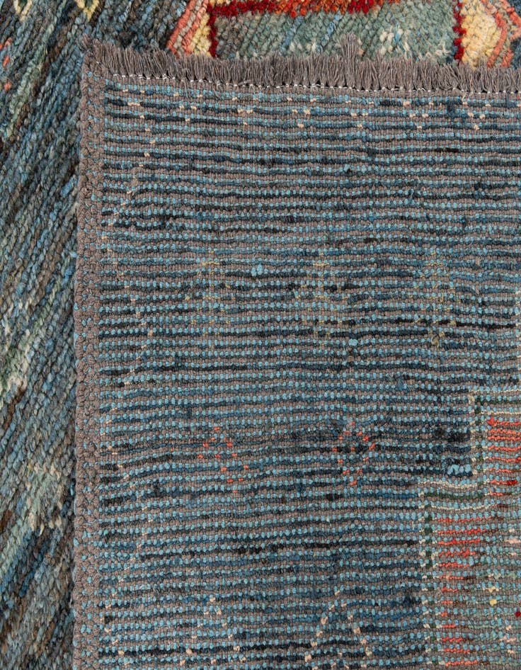 Detail image of  5' x 14' 8  Hand Knotted Moroccan Wool Runner Rug