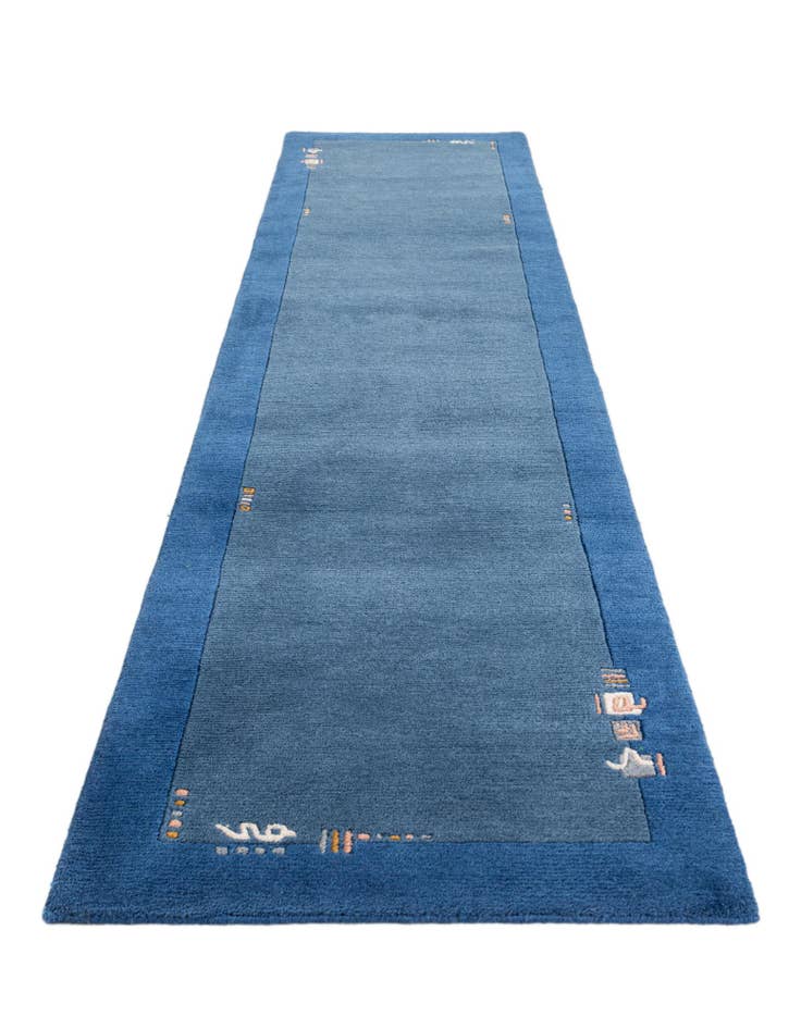 Detail image of  2' 4 x 9' 9  Hand Knotted Nepal Wool Runner Rug