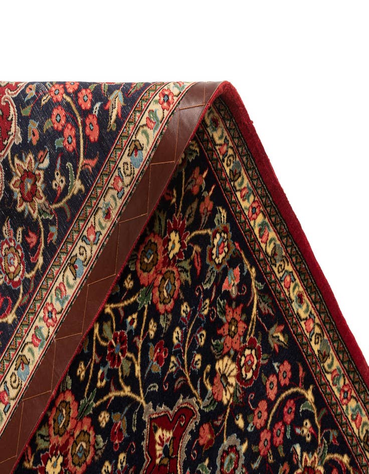 Detail image of  2' 5 x 6' 9  Hand Knotted Qom Persian Runner Rug