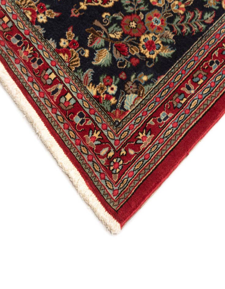 Detail image of  2' 7 x 6' 8  Hand Knotted Qom Persian Runner Rug